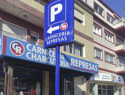 Banderola y rótulo. Rótulos Luminosos Toltech