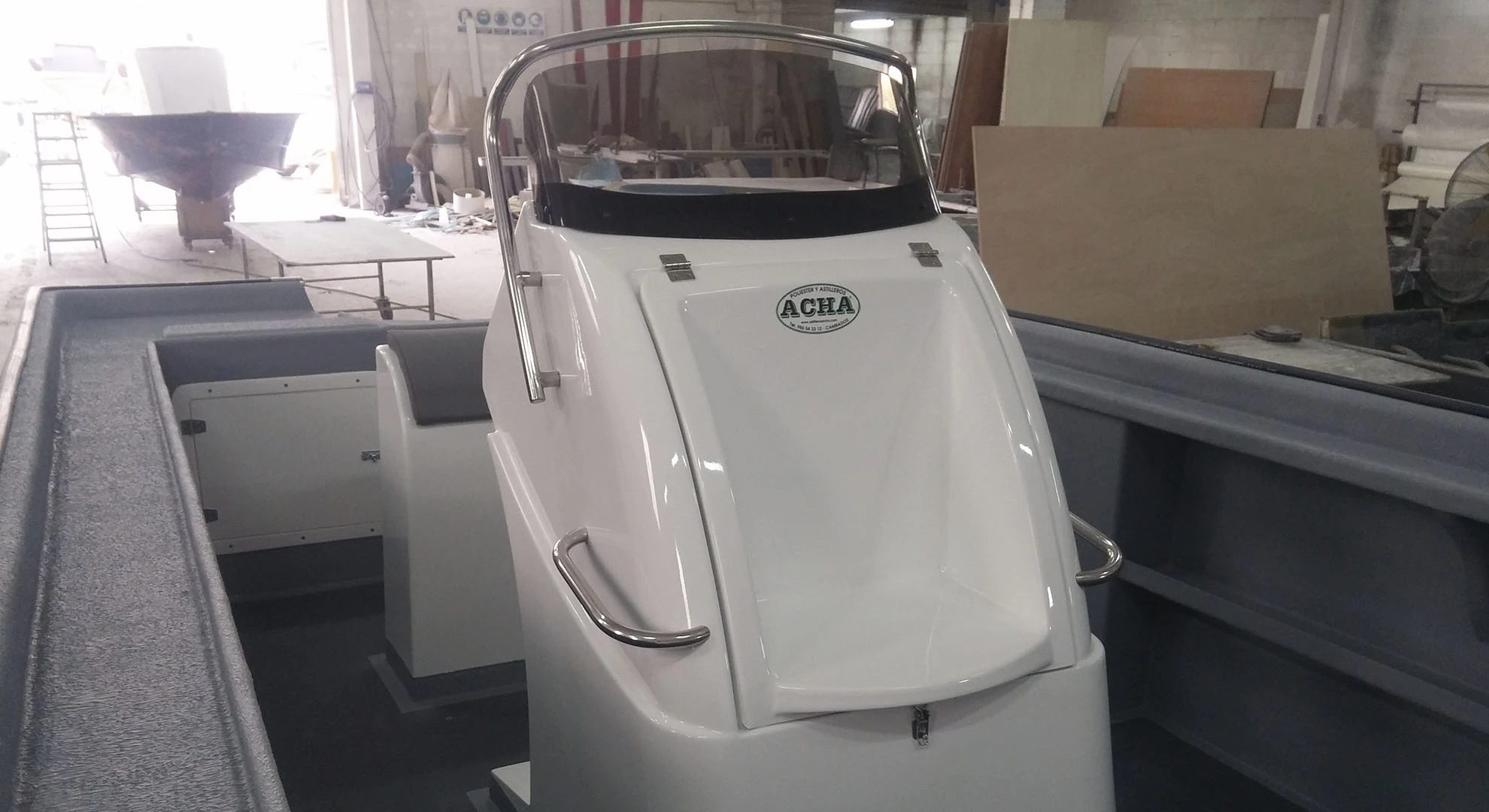 Parabrisas de metacrilato para barcos